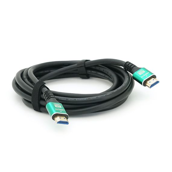 Кабель Merlion HDMI-HDMI 8K Ultra HD (7680x4320P), 3.0m, v2.1, круглый Black