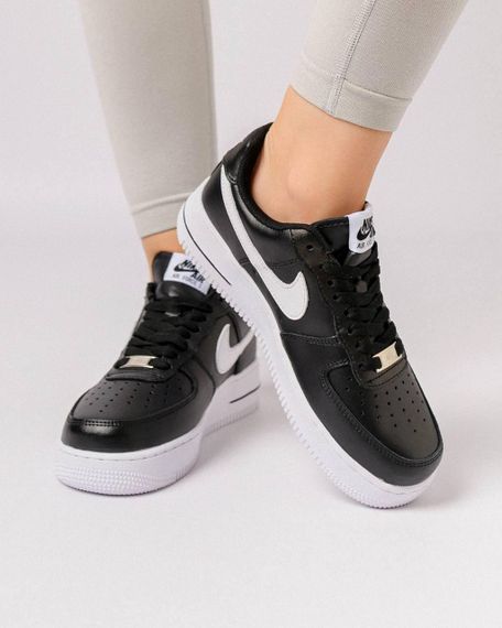 Жіночі кросівки Air Force 1 PRM All Black White , В'єтнам