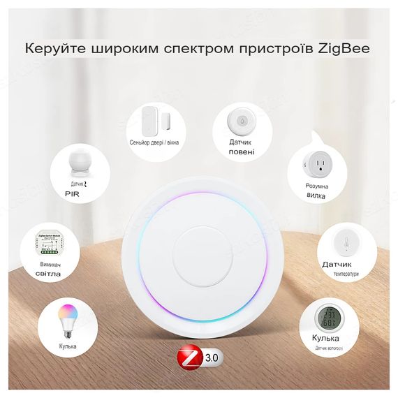 Многорежимный шлюз SV концентратор автоматизации умного дома проводной ( Tuya, Smart Life, ZigBee) (sv3408) | Зображення 6