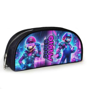 Пенал школьный с принтом Супер Марио 23х10х8 см с принтом для мальчика (3809)