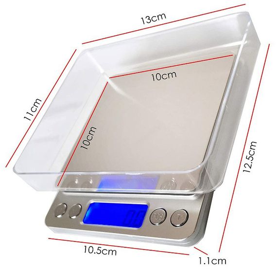 Ваги Professional Digital Table Top Scale 500гр / 0.1гр ювелірні, кухонні для спецій, парикмахерські | Зображення 5