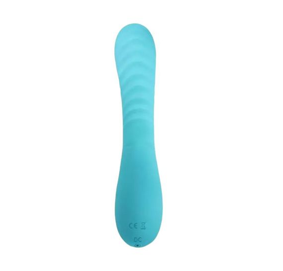 Вибратор Turquoise lover 10 режимов вибрации цвет бирюзовый Sex Aura | Зображення 3