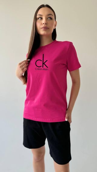 Жіноча футболка Calvin Klein рожева | Зображення 1