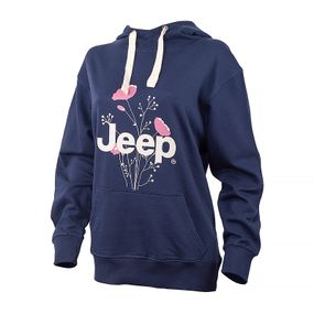Толстовка JEEP HOODED OVERSIZE SWEATSHIRT Botanical Print