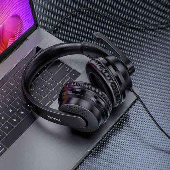 Навушники HOCO W103 Magic tour gaming headphones Black | Зображення 4