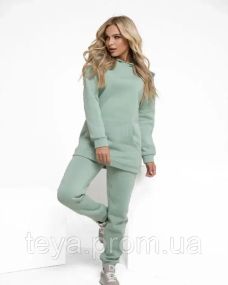 Спортивний костюм для жінок колір м'ятний розмір 3XL FI_002167