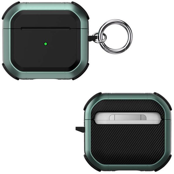 Футляр протиударний Black ed. для навушників Airpods 4 Apple Green | Зображення 3