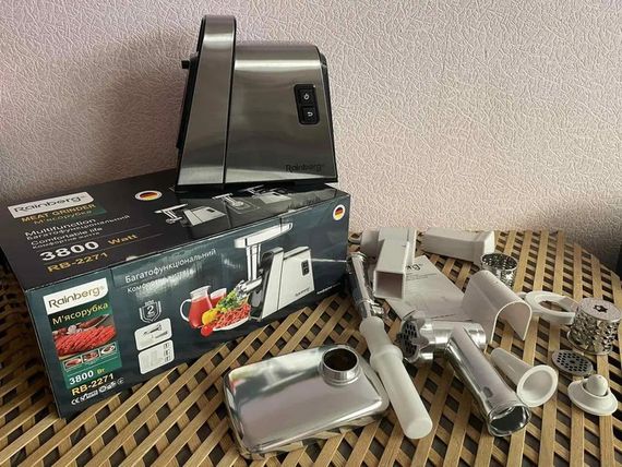 Електром'ясорубка з високою продуктивністю 3000 Вт XPRO RB-2271 (43686-RB-2271_2079) | Зображення 3