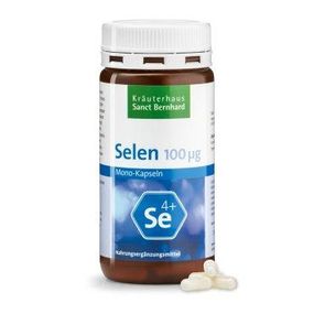 Селен Sanct Bernhard 100 мкг – для щитовидной железы, иммунитета, сердца и антиоксидантной защиты организма, 180 шт.