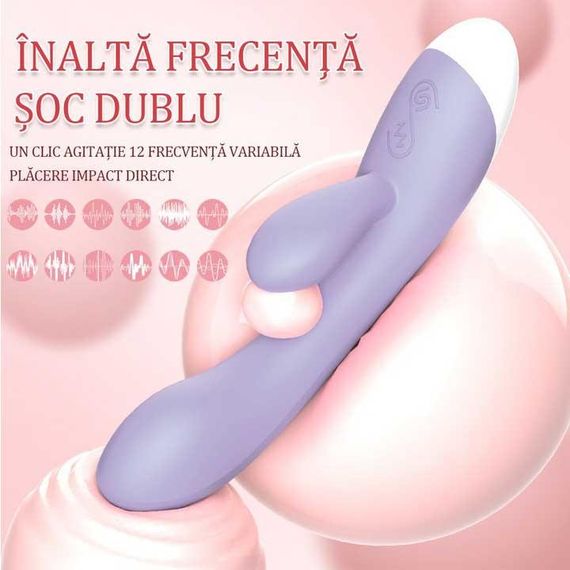 Вибратор кролик Mr. Rabbit 12 режимов фиолетовый | Зображення 1