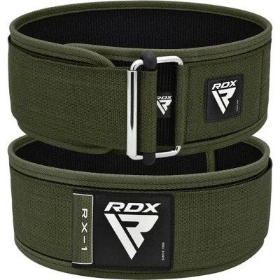 Атлетический пояс RDX RX1 Weight Lifting Belt Army Green XL (WBS-RX1AG-XL) | Зображення 1