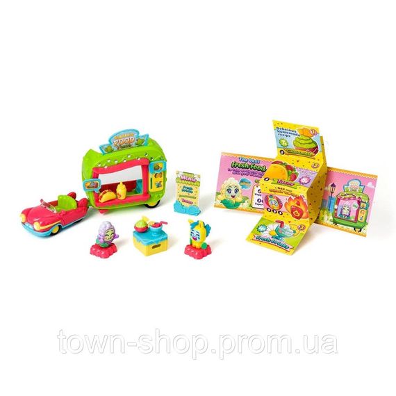 Игровой набор Фургончик с Едой Moji Pops PMPSB216IN80 (2 фигурки, аксессуары) | Зображення 1