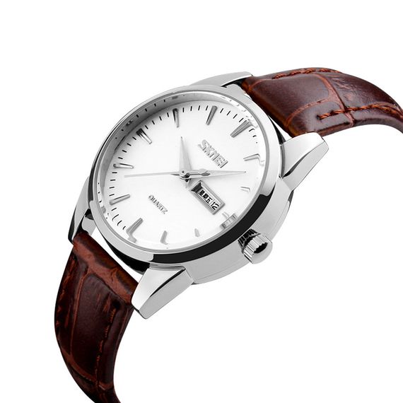 Skmei 9073SIWT-S Silver-White lady SALE | Зображення 1