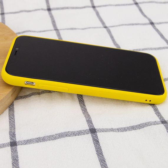 Шкіряний чохол Xshield для Apple iPhone 12 Pro (6.1") Жовтий / Yellow | Зображення 3