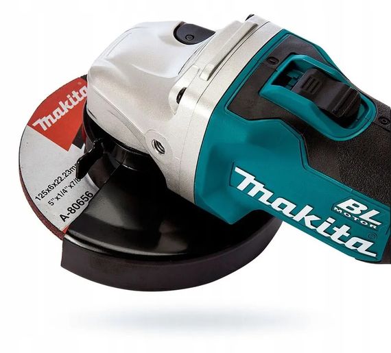 Шліфмашина кутова акумуляторна Makita DGA504Z (125 мм, 8500 об/хв, BL, LXT, без акумуляторів та зарядного пристрою) | Зображення 3
