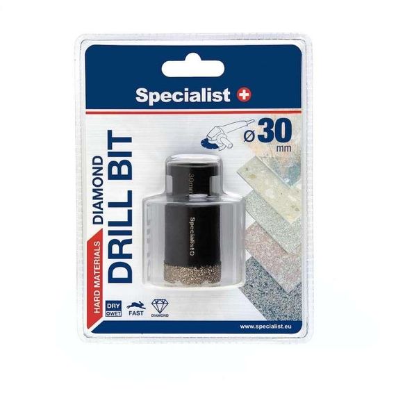 Коронка алмазная по керамике/стеклу Specialist+  30 мм | Зображення 1