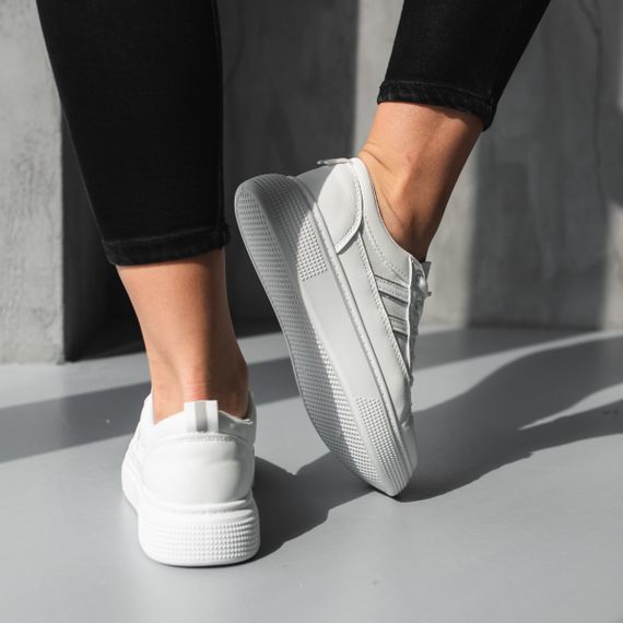 Кроссовки женские Fashion Gracie 3740 36 размер 23 см Белый | Зображення 4