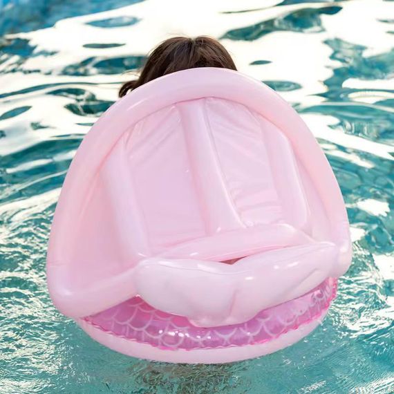 Надувне коло з трусиками та дахом для захисту від сонця Русалка | Зображення 5