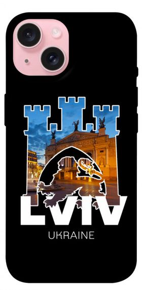 Чохол з картинкою Lviv для Apple iPhone 15 (6.1")