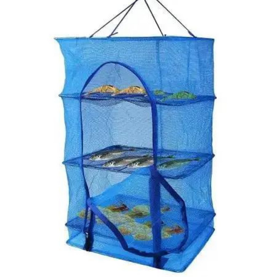 Сушарка підвісна для грибів триярусна , Сітка для сушіння таранки 55*55*75   знижка | Зображення 5