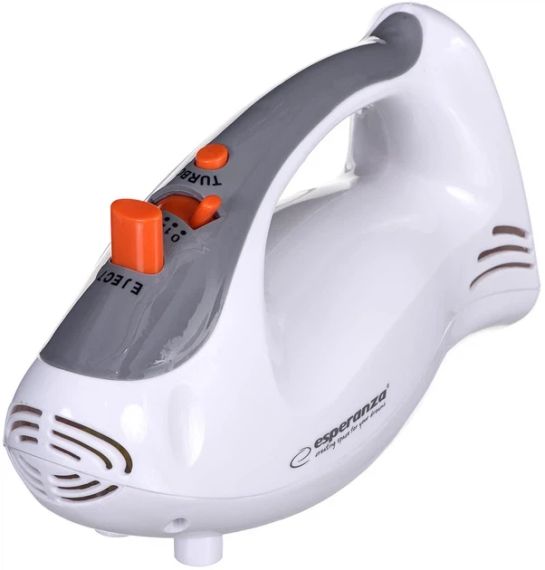 Миксер ручной Esperanza EKM009 Donut, кухонный миксер 250 Вт, Turbo, насадки для теста и взбивания | Зображення 3