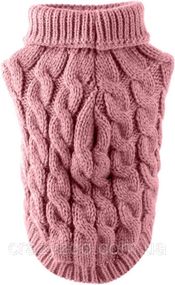Свитер для собак и котов EcoToys Pink S розовый A: 22 см B: 30 см C: 22 см 6975