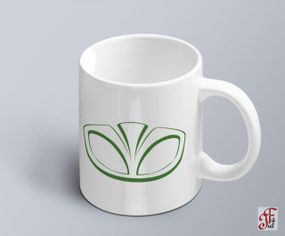 Чашка  з принтом авто логотип Daewoo  (02010102044)