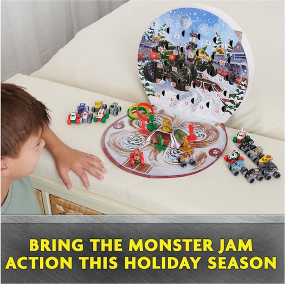 Адвент-календар Монстр джем Оригінал Monster Jam Mini Christmas Advent Calendar | Зображення 5