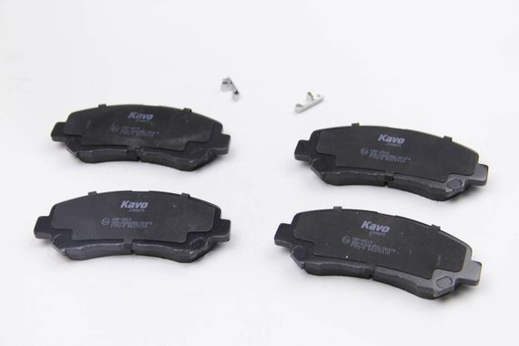 Колодки передні гальмівні Qashqai/X-Trail 07-13 (зі звуковим попередженням зносу), KAVO PARTS (K