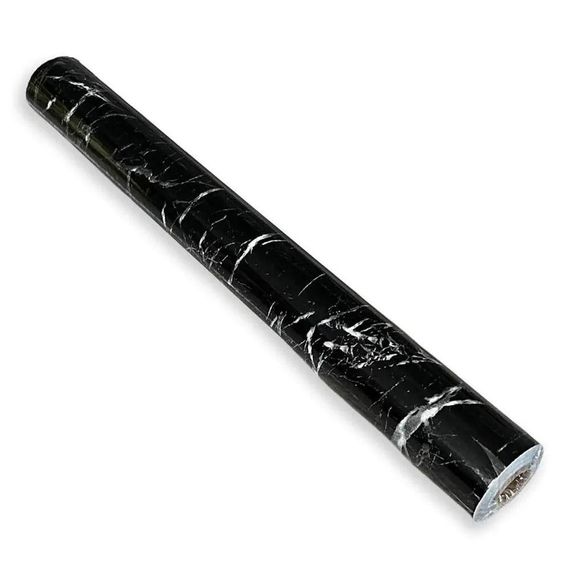 Самоклеюча плівка кухонна (3м х 60см), Supretto, Чорний мармур / Декоративна плівка для поверхонь | Зображення 8