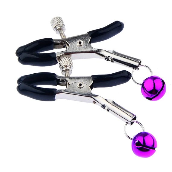 Затискачі на соски з бубонцями "Love Clamps" Sex Aura | Зображення 6
