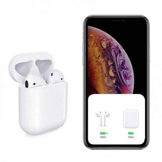 Беспроводные сенсорные Bluetooth блютуз наушники TWS i20 | Зображення 3