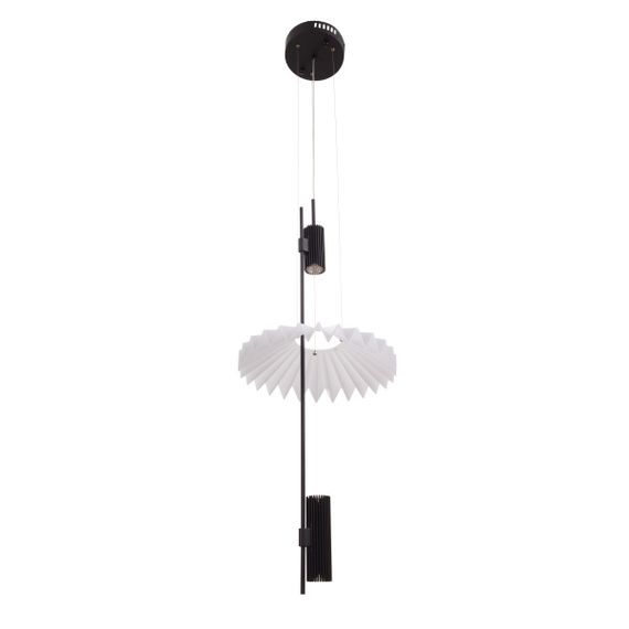 Люстра подвесная в спальню LED 21W WW+NW+CW WH BK (BR-01 665S/3)