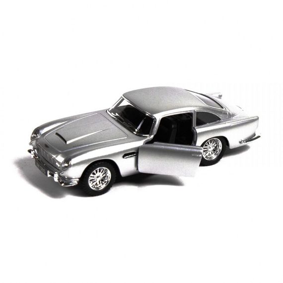Колекційна іграшкова машинка Aston Martin Vulcan KT5406W інерційна  Сріблястий