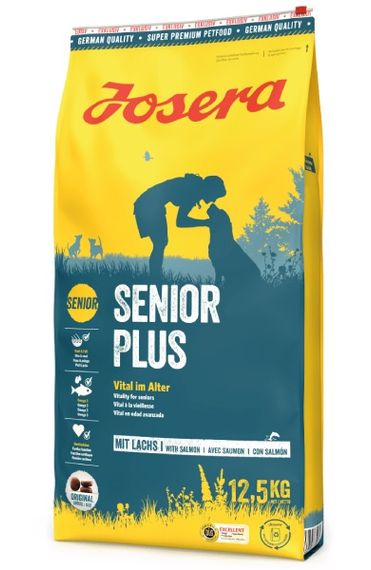 Корм Josera SeniorPlus сухой с лососем и рисом для собак пожилого возраста 12.5 кг