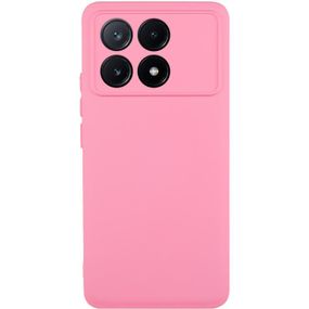 Чохол TPU GETMAN Liquid Silk Full Camera для Xiaomi Poco X6 Pro Рожевий / Pink