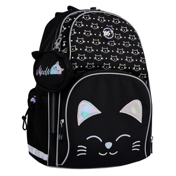 Рюкзак школьный полукаркасный YES S-100 Smiling Cats 559871 15.5 л