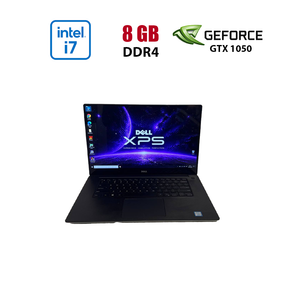 Ігровий ноутбук Б-клас Dell XPS 15 9560 / 15.6" (3840x2160) IPS Touch / Intel Core i7-7700HQ (4 (8) ядра по 2.8 - 3.8 GHz) / 8 GB DDR4 / 256 GB SSD / nVidia GeForce GTX 1050, 4 GB GDDR5, 128-bit / WebCam б/в
