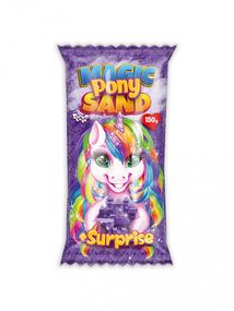 Набір для творчості "Кінетичний пісок "Magic Pony Sand" MPS-01-01, 150 г  Фіолетовий