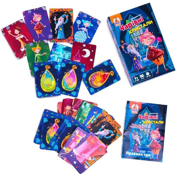 Настольная развлекательная игра "Волшебные кристаллы" VT8077-04, 50 карт | Зображення 1