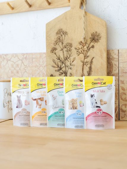 GimCat Every Day Malt Tabs вітаміни для покращення виведення шерсті у котів, 40 гр | Зображення 4