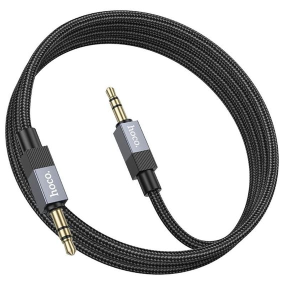 Аудио кабель Aux Hoco UPA32 Clever (1m) Black | Зображення 2