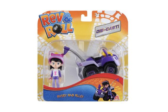 Игровой набор Rev&amp;Roll Рев и Рамбл DieCast Эвери и Элли (EU881021) | Зображення 6