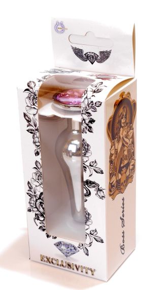 Анальний затор Boss Series - Jewellery Silver BUTT PLUG Rose, BS6400072 sexstyle | Зображення 7