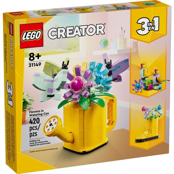 Конструктор LEGO Creator Квіти в лійці 420 деталей (31149) | Зображення 9