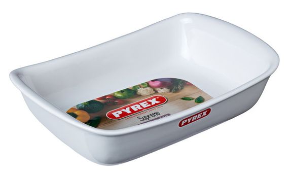Форма PYREX Supreme white 26х18 см | Зображення 1