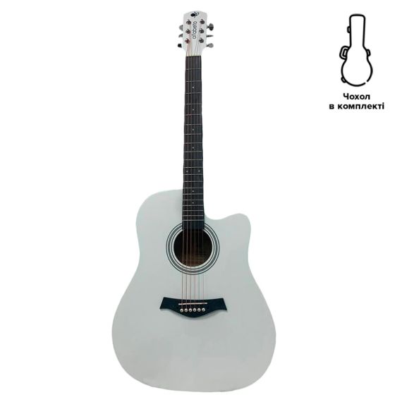 Електроакустична гітара Alfabeto WG150EQ (Білий) + чохол