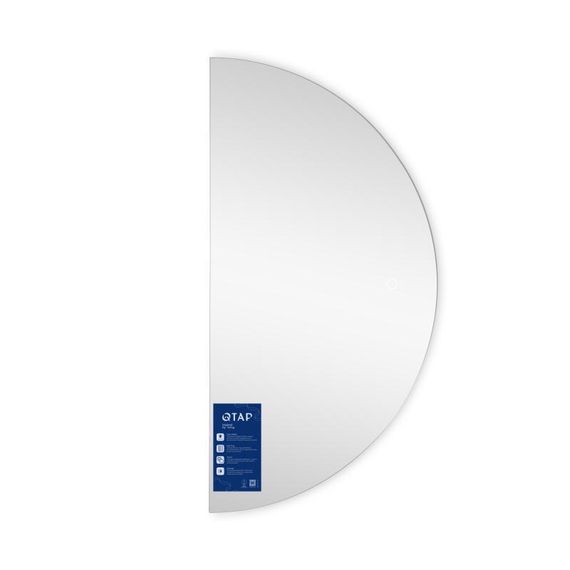 Дзеркало Qtap Taurus HR1200 з LED-підсвічуванням Touch, з антизапотіванням, з димером, рег. темп. кольору (3000-6500K) QTTAUHR1200 | Зображення 3