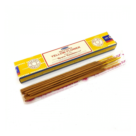 Аромапалички Yellow Flower  Жовта квітка 15г Satya 8904234405704