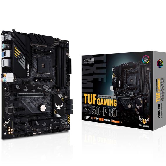 Материнcкая плата ASUS TUF GAMING B550-PRO sAM4 B550 4xDDR4 M.2 HDMI DP ATX 90MB17R0-M0EAY0 | Зображення 6